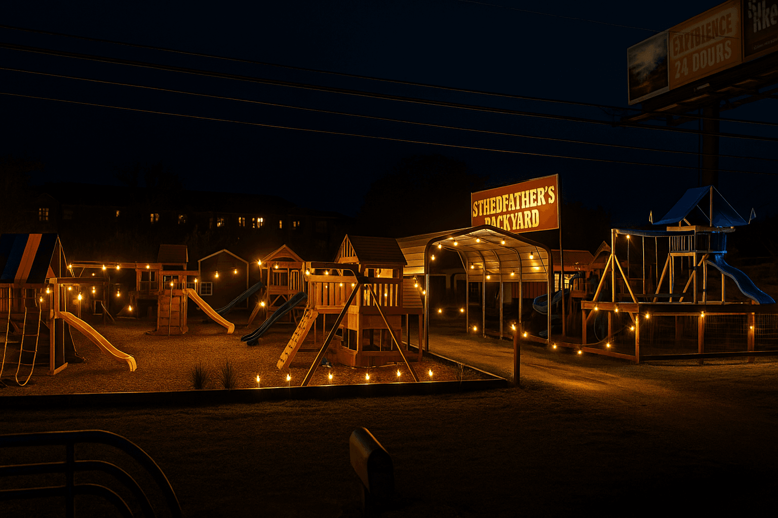 The Shedfather Boerne Texas Hill Country shed showroom and outdoor buildings