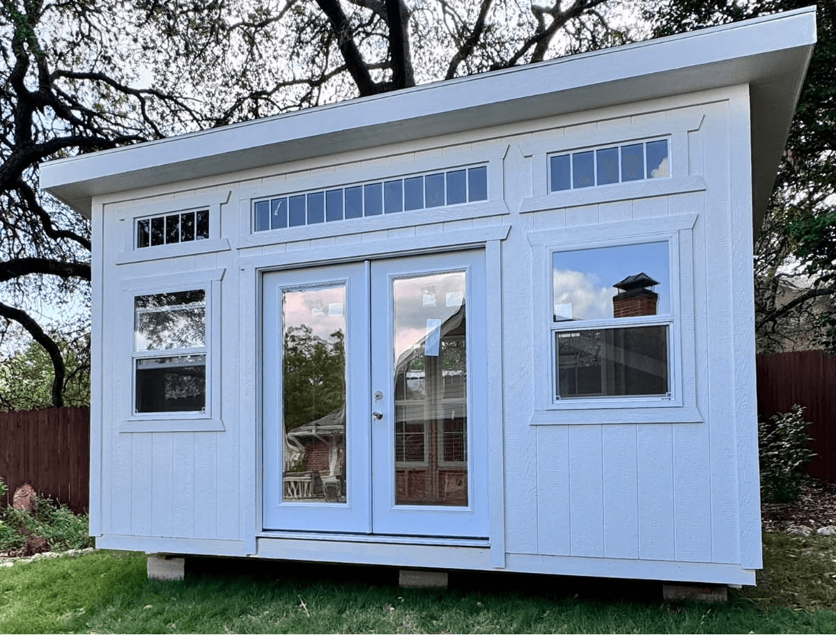 The Don Fully Finished Livable Shed - 10x12 with premium flooring and spray foam insulation