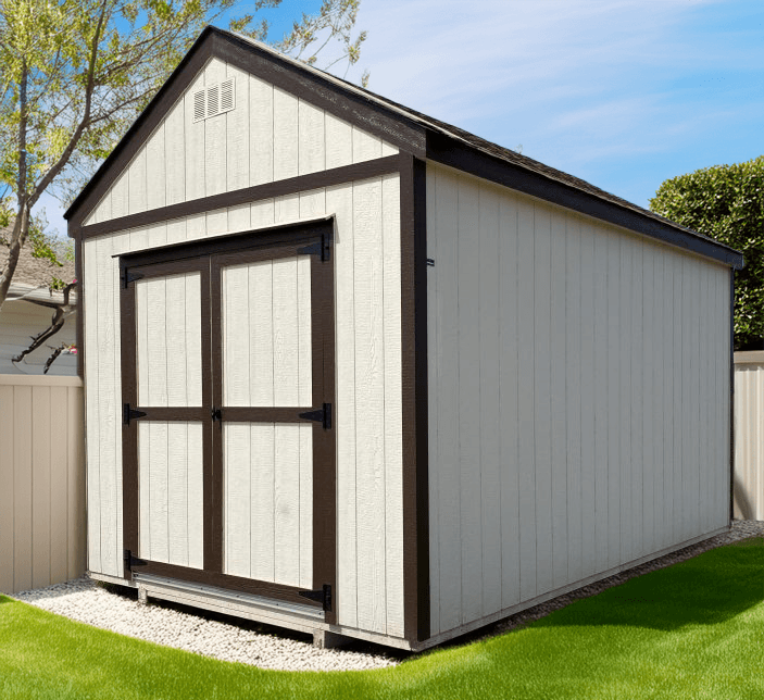 The Classic Garden Shed - 8x8 storage building with LP Smartsiding