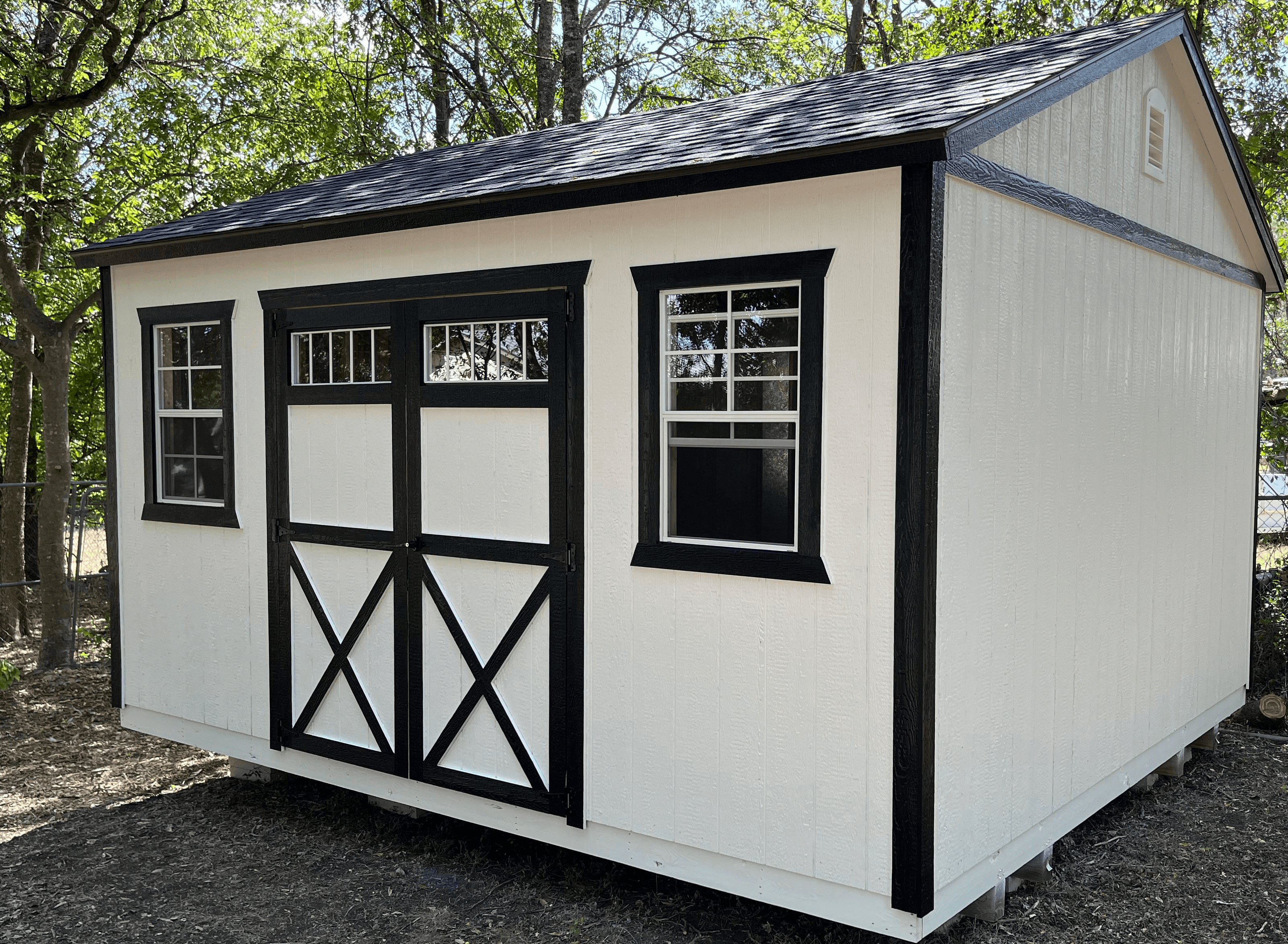 The Classic Garden Shed - 8x8 storage building with LP Smartsiding